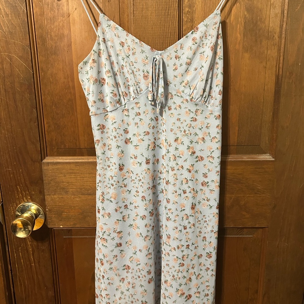 Floral Spaghetti Strap Dress
